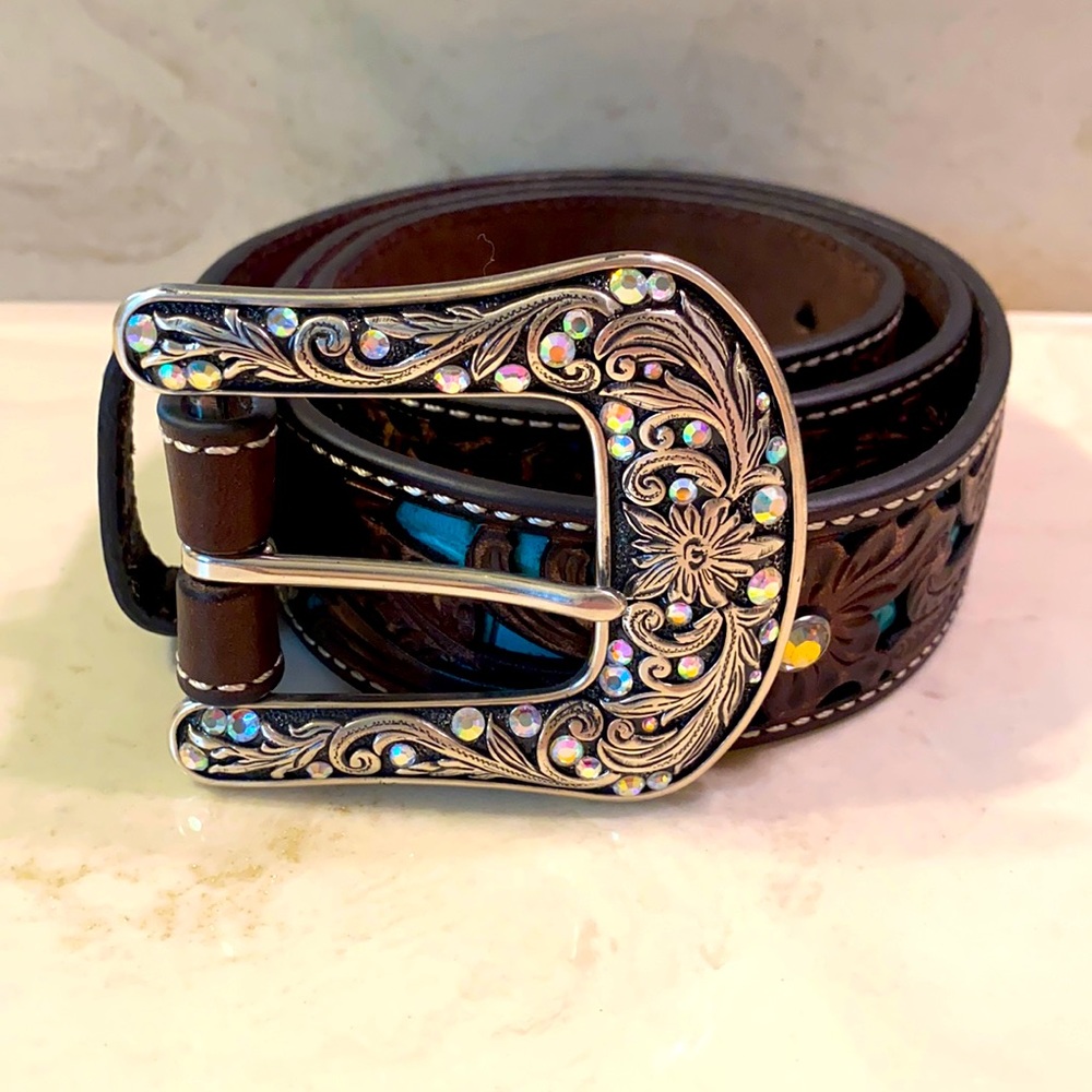 Girls western Ariat belt